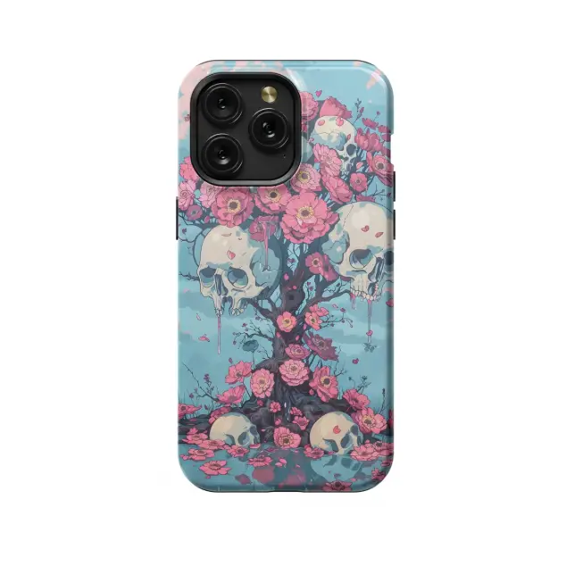 Motorola Moto G31 Gohic Skull Floral Tree Phone Case