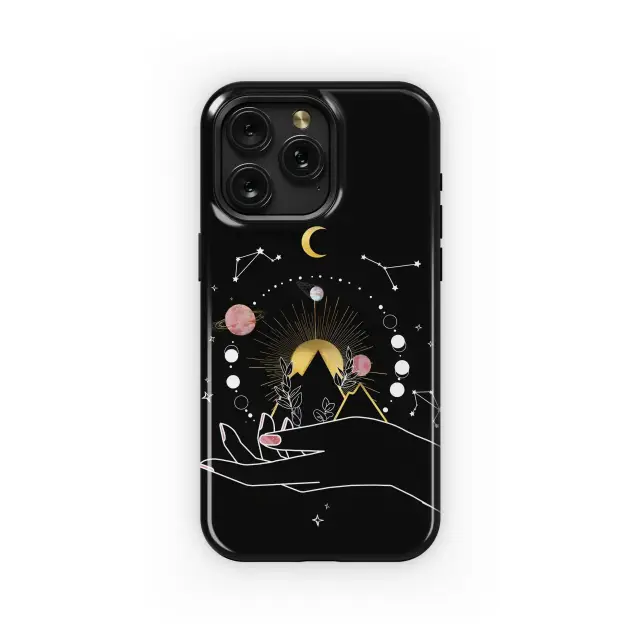 Motorola Moto G31 Hand Holding The Celestial Cosmos Phone Case