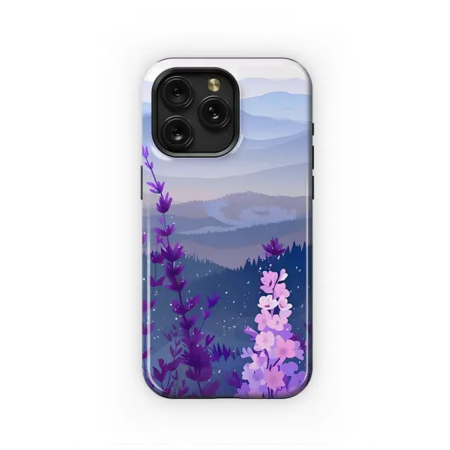 Motorola Moto G5 Flower Landscape Lavander Phone Case