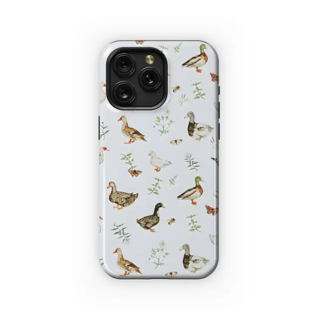 Motorola Moto G5 Pretty Duck Meadow Print Phone Case