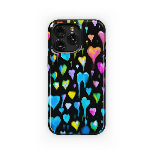 Motorola Moto G5 Punk Hearts Tie Dye Phone Case