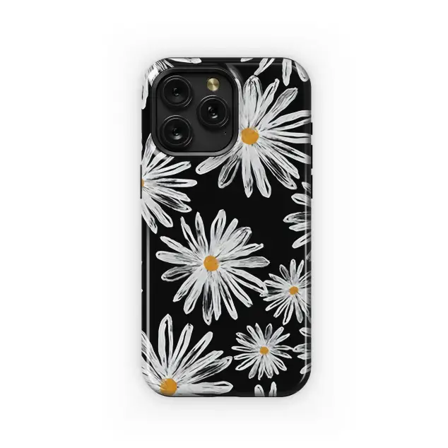 Motorola Moto G5 White Daisy Floral Print Phone Case