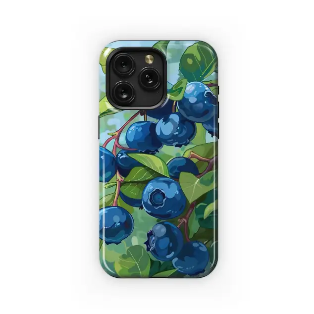 Motorola Moto G55 Blueberry Branch Delight Phone Case