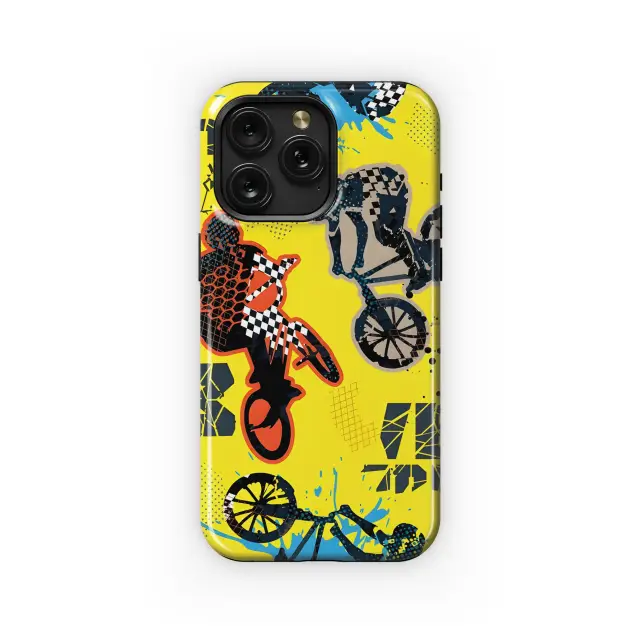 Motorola Moto G55 BMX Boy Grunge Phone Case