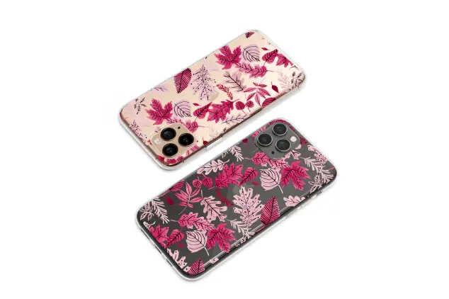 Motorola Moto G55 Clear A Rose-Tinted Autumn Night Phone Case