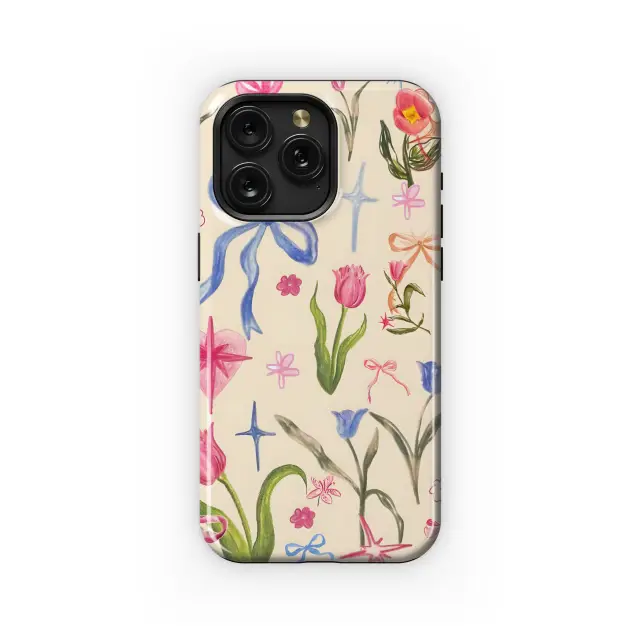 Motorola Moto G55 Coquette Bow Flowers Vibe Phone Case
