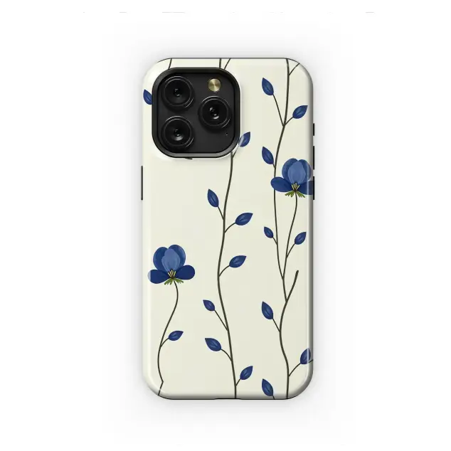 Motorola Moto G55 Delicate Indigo Garden Phone Case