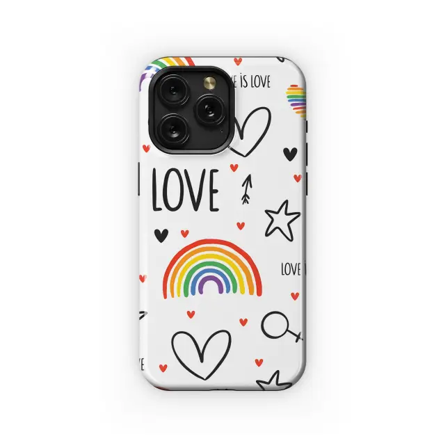 Motorola Moto G55 LGBT Rainbow Pride Month Phone Case