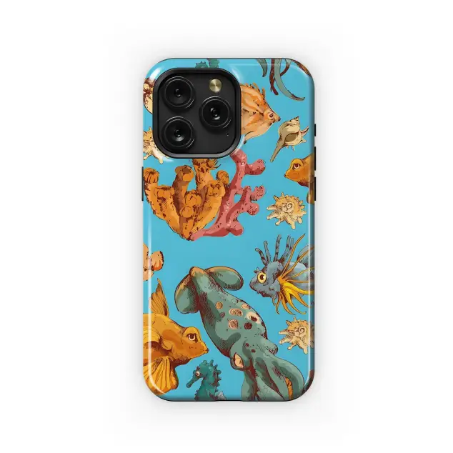 Motorola Moto G55 Oceanic Sketch Art Phone Case
