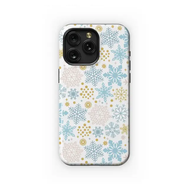 Motorola Moto G55 Pastel Winter Snowflake Dream Design Phone Case