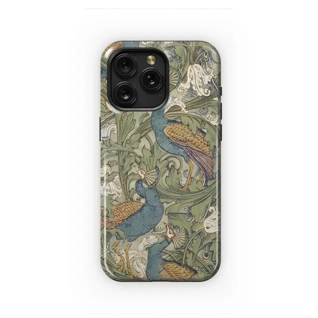 Motorola Moto G55 Peacock Garden Design Phone Case
