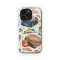Motorola Moto G55 Vintage Fishing Tackle Pattern Phone Case - Image 1