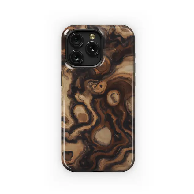 Motorola Moto G75 Burl Wood Grain Phone Case