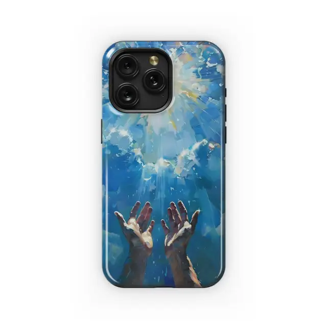 Motorola Moto G75 Christian Heaven Sky Hands Phone Case