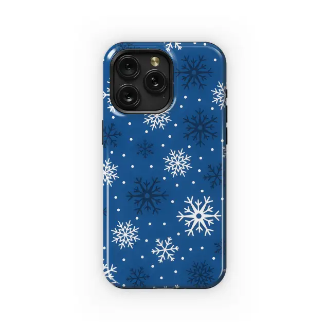 Motorola Moto G75 Christmas Snowflakes Phone Case