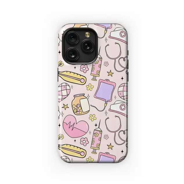 Motorola Moto G75 Groovy Retro Nurse Phone Case