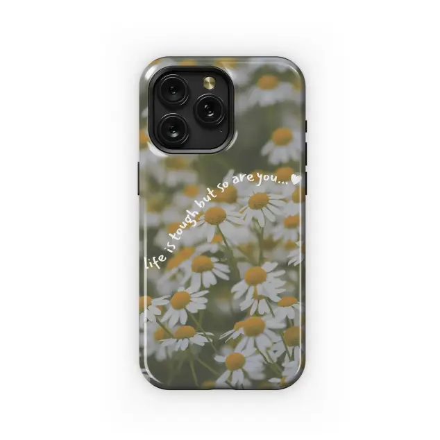 Motorola Moto G75 Tough Life, Daisies Phone Case