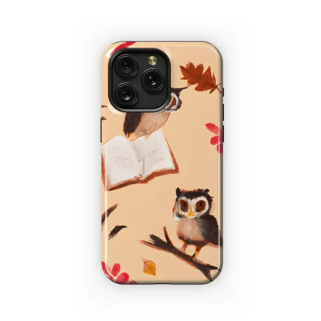 Motorola Moto X50 Ultra Autumn Owl Repeat Phone Case