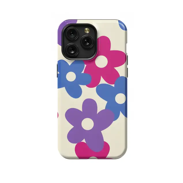 Motorola Moto X50 Ultra Bi Pride Bisexual Flower Phone Case