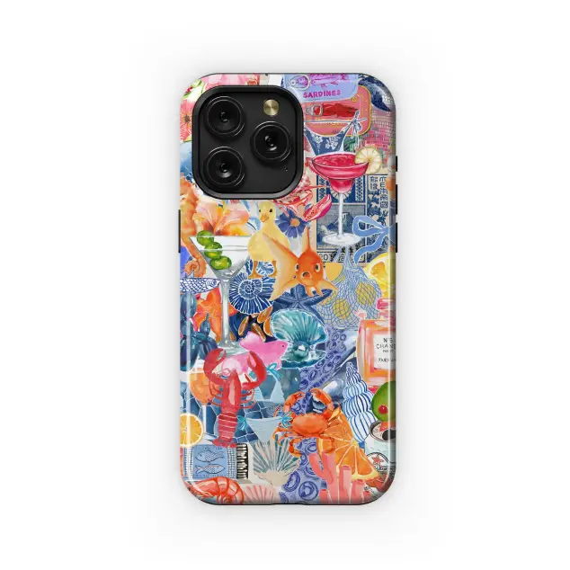 Motorola Moto X50 Ultra Coastal Collage Art Phone Case