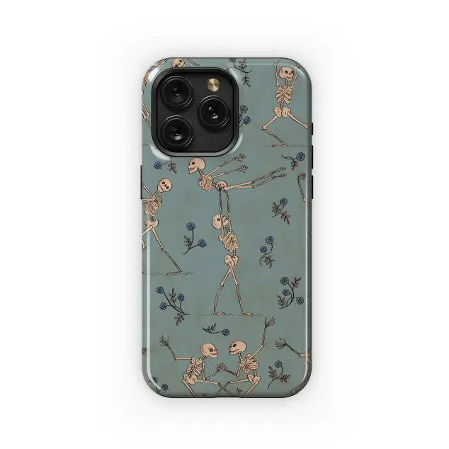 Motorola Moto X50 Ultra Danse Macabre with Blue Roses Phone Case