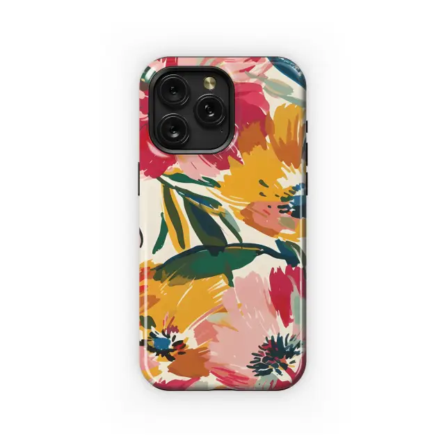 Motorola Moto X50 Ultra Floral abstract grunge pattern seamless Phone Case