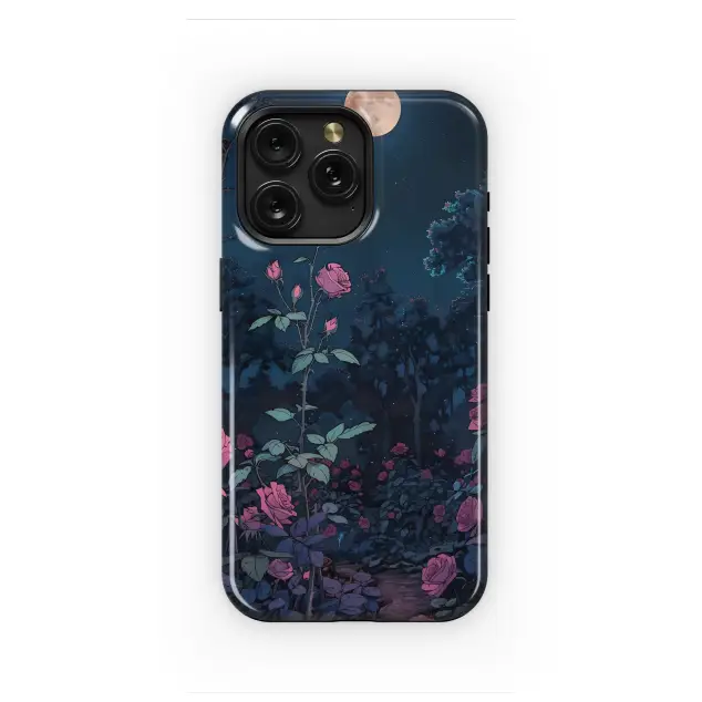 Motorola Moto X50 Ultra Moonlight Rose Garden Phone Case