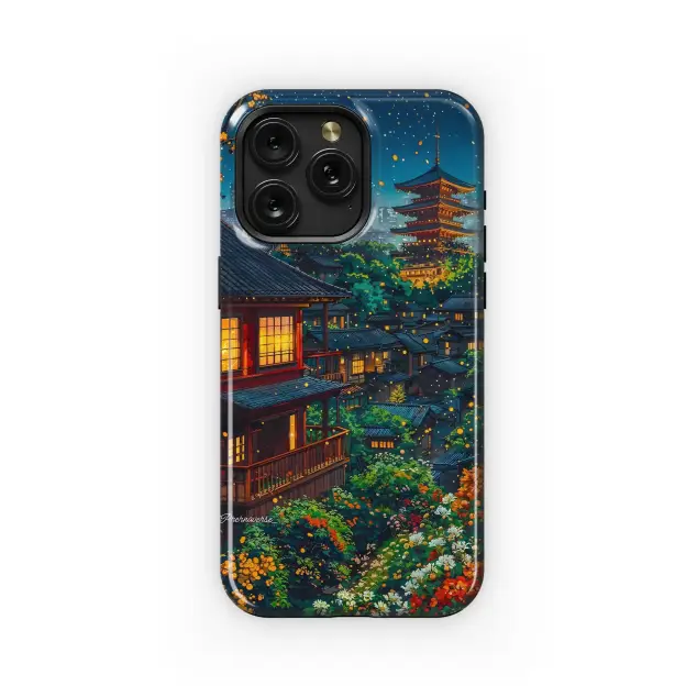 Motorola Moto X50 Ultra Night Bloom Cityscape Phone Case