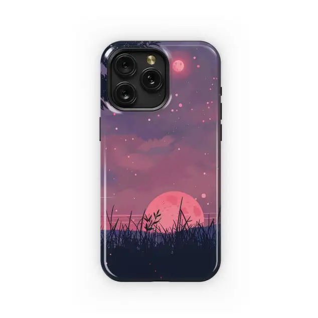 Motorola Moto X50 Ultra Pink Moon Twilight Sky Phone Case