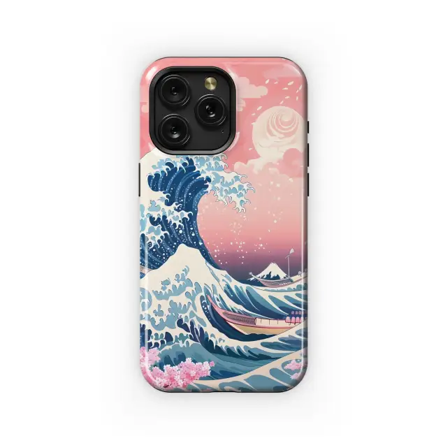 Motorola Moto X50 Ultra Pink Wave Aesthetic Phone Case