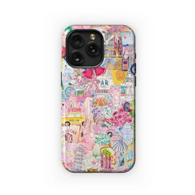 Motorola Moto X50 Ultra Pretty Pink Collage Phone Case