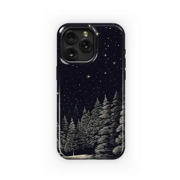 Motorola Moto X50 Ultra Silent Night Starry Forest Design Phone Case