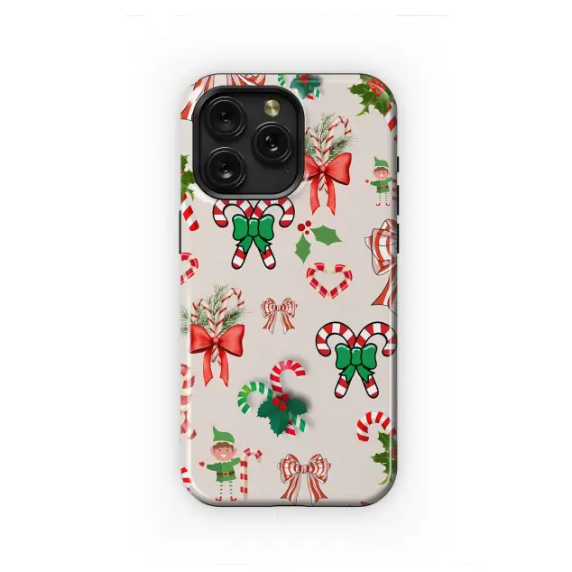 OnePlus 10 Pro Festive Christmas Candy Cane and Elf Pattern Mini S S Phone Case