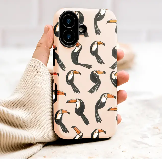OnePlus 10 Pro Illustrated Toucan Bird Tropical Pattern Mini S S Phone Case
