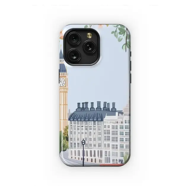 OnePlus 7 Pro City of Charm and Cherry Blooms Phone Case