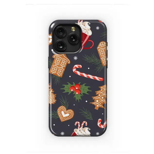 OnePlus 7 Pro Festive Gingerbread Hot Cocoa Christmas Pattern Mini S S Phone Case