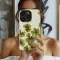 OnePlus 7 Pro Vintage Four Leaf Clover Botanical Print Mini S S Phone Case - Image 2