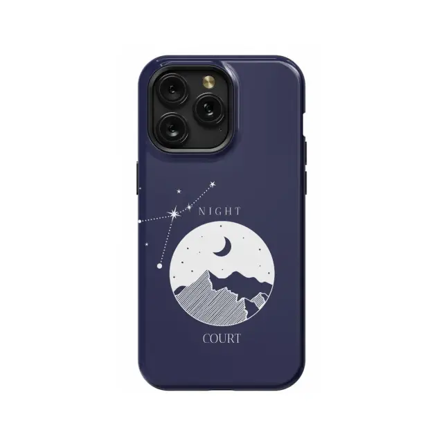 OnePlus 8 Pro Circle Night Court Symbol Acotar Acomaf Velaris Mountain Stars Moon Phone Case