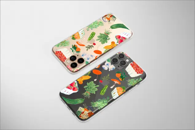 OnePlus 8 Pro Clear A Sketchbook of Garden Delights Phone Case