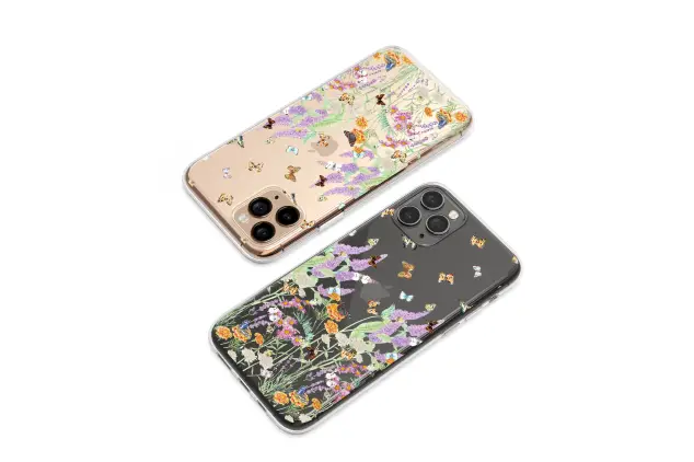 OnePlus 8 Pro Clear Fluttering Jewels of the Night Phone Case