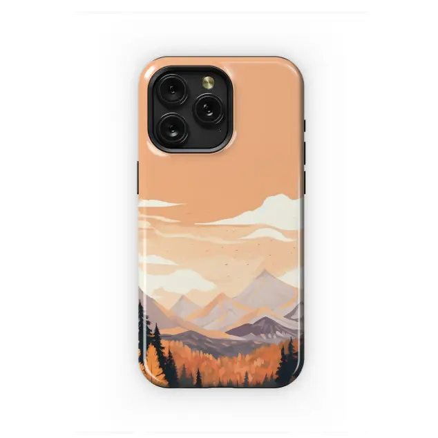 OnePlus 8 Pro Golden Glow of the Autumn Valley Phone Case