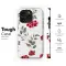 OnePlus 8 Vintage Crimson Floral Whisper Phone Case - Image 6