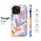 OnePlus 9 Pro Colorful Whimsical Watercolor Floral Pattern Phone Case - Image 6