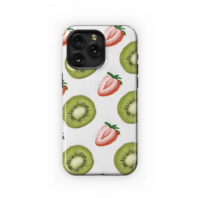 OnePlus 9 Pro Kiwi and Strawberry Summer Fruit Pattern Mini S S Phone Case