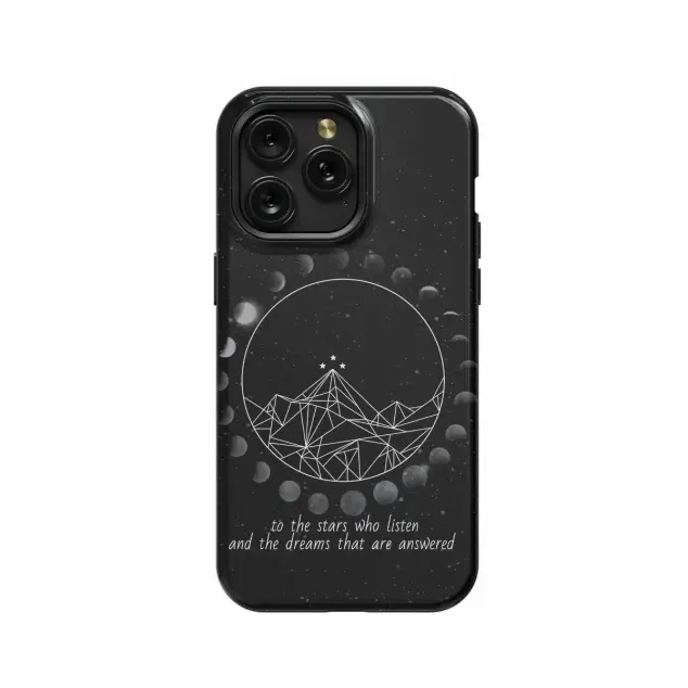 OnePlus 9 Pro Night Court Symbol Acotar Acomaf Velaris Mountain Stars # Phone Case