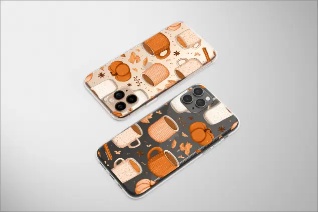 OnePlus Nord 2 5G Clear First Sip of Autumns Warmth Phone Case