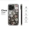 OnePlus Nord 2 5G Clear Vintage Midnight Daisy Meadow Pattern Phone Case - Image 6