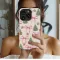 OnePlus Nord 2T Vintage Pink Christmas Bow Pattern Phone Case - Image 2