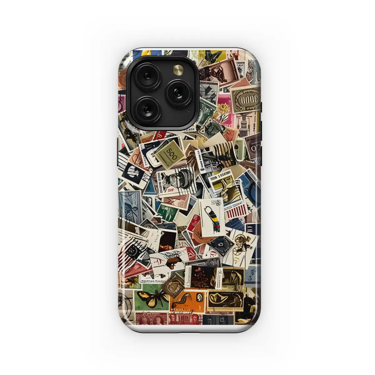 OnePlus Nord 2T Vintage Stamps Collage Phone Case - Image 1