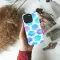OnePlus Nord CE 4 Lite Watercolor Blue Purple Floral Pattern Phone Case - Image 4